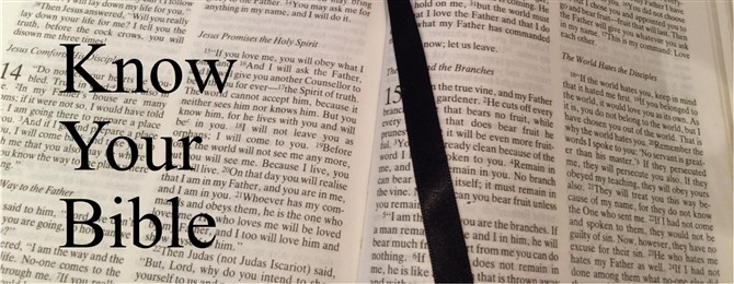 Know Your Bible banner